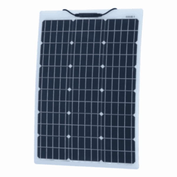 60W 12V reinforced semi-flexible dual battery solar charging kit