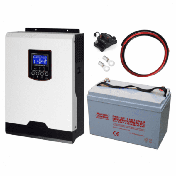 1Kw Uninterrupted Power Supply (Ups) System With 1.2Kwh Energy Storage