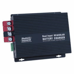 60A 12V DC to 12V DC Advanced Automatic Multi-Stage Battery-to-Battery Charger with 45A MPPT solar input for Lead Acid and Lithium Batteries