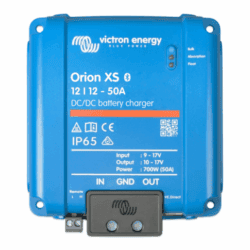 Victron Orion XS 50A 12V DC to 12V DC automatic multi-stage intelligent battery-to-battery charger for lead acid or lithium batteries with Bluetooth connectivity
