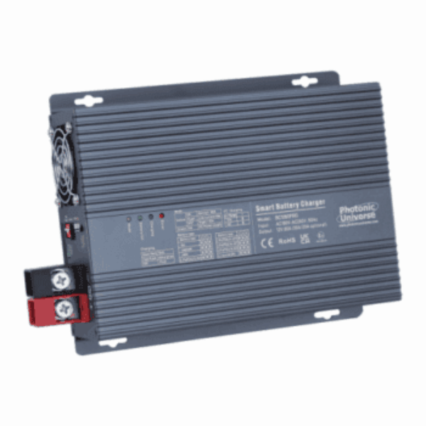 60A 12V Smart automatic multi-stage mains battery charger for Lead Acid and Lithium batteries