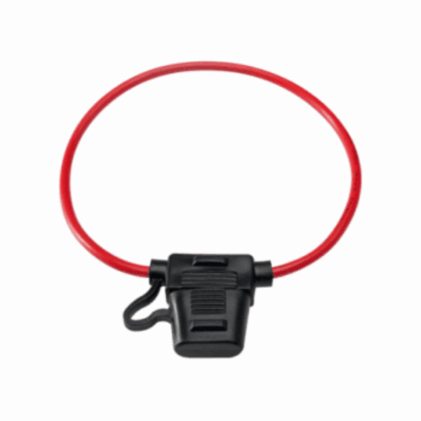 Blade Fuse Holder with 6.0mm² Cable for Inline Protection - 340mm Length