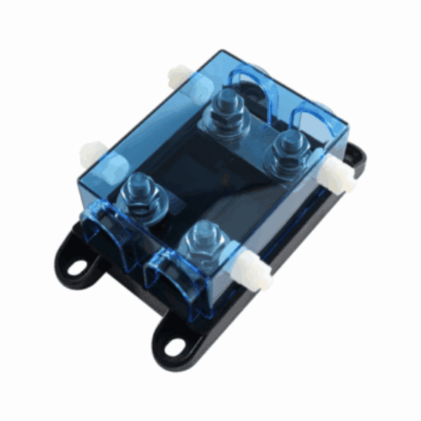2-Way MEGA Fuse Holder with Protective Cover – Supports 2 x MEGA Fuses