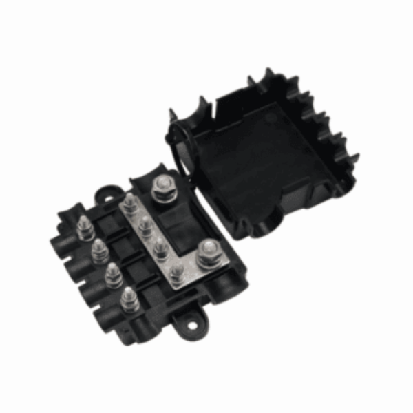 200A 12V/24V/48V fuse holder for 1 x MEGA and 4 x MIDI fuses