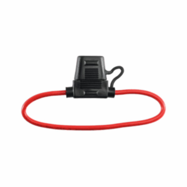 Blade Fuse Holder with 4.0mm² Cable for Inline Protection – 250mm Length