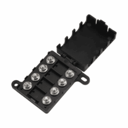 4-Way MIDI Fuse Holder with Protective Cover – Supports 4 x MIDI Fuses