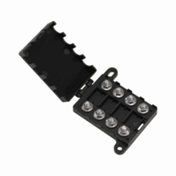4-Way MIDI Fuse Holder with Protective Cover – Supports 4 x MIDI Fuses