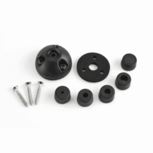 Scanstrut DS6-P-BLK Vertical Cable Seal – IP68 Waterproof Gland for 2-6mm Cables, UV-Stable Plastic - Black
