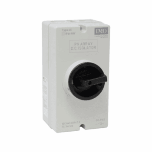 IMO 16A DC Isolator Switch - 2 Pole (Single String) IP66 Enclosed, 800VDC