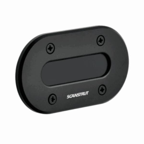 Scanstrut DS-LP-MULTI-BLK Low Profile Black Cable Seal for Multiple Cables up to 15mm and Connectors up to 18mm - Anodised Aluminium