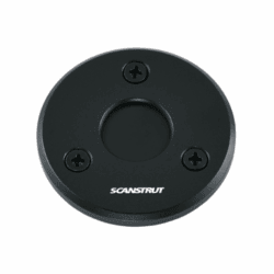 Scanstrut DS-LP-21B-BLK Low Profile Black Cable Seal for single cables 9-14mm and connectors up to 21mm - Anodised Aluminium