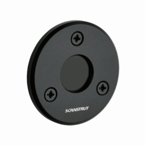 Scanstrut DS-LP-21B-BLK Low Profile Black Cable Seal for single cables 9-14mm and connectors up to 21mm - Anodised Aluminium