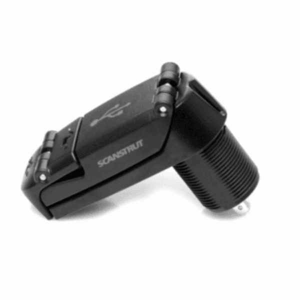 Scanstrut SC-USB-03 ROKK Charge Pro USB-A and USB-C Fast Charging Socket – 12V/24V Marine & RV Waterproof Fast Charger