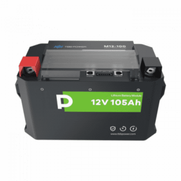 105Ah 12V TBB Power Lithium Iron Phosphate Battery With Heating & 200A Bms For Leisure, Solar, Wind And Off-Grid Applications