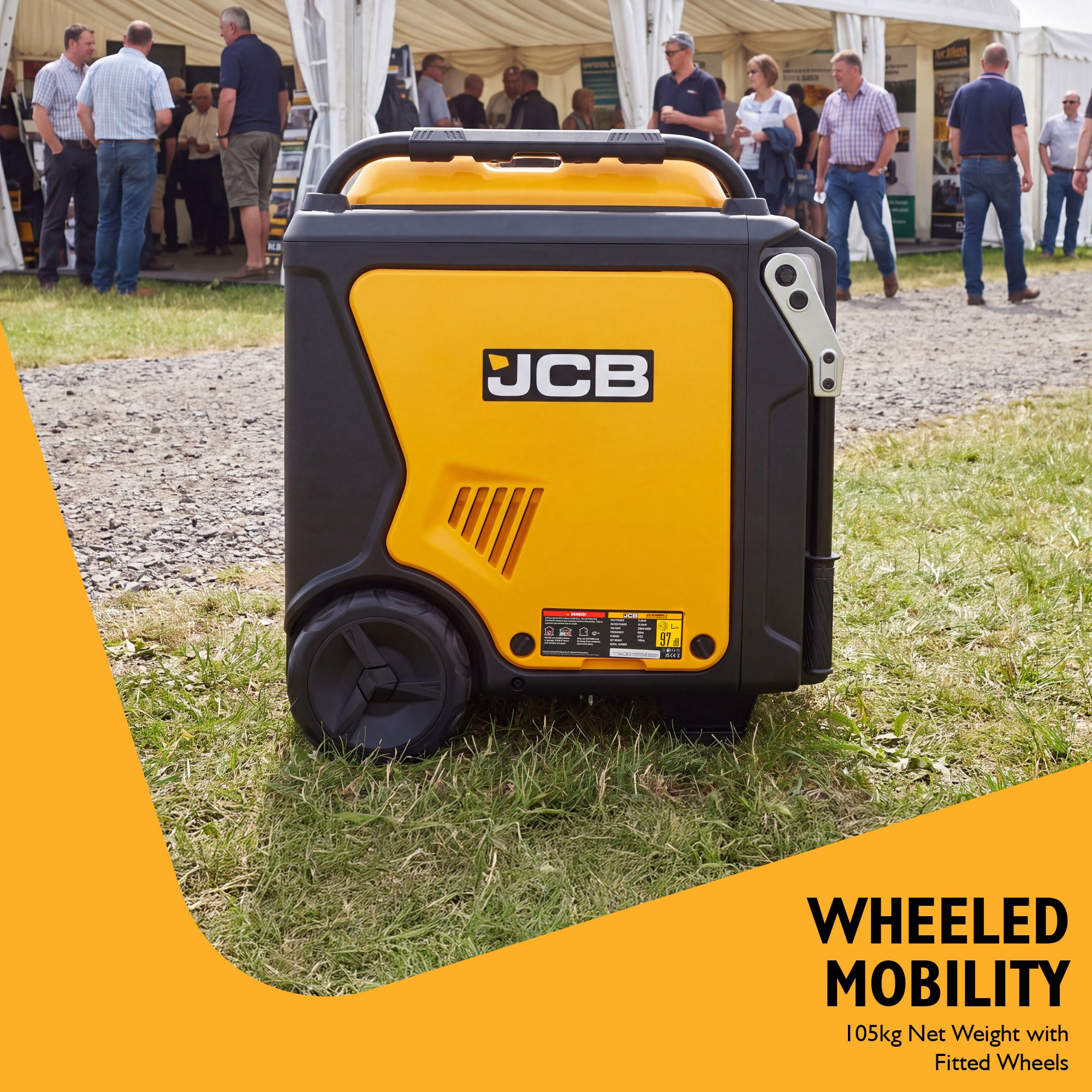 JCB 11kW Three-Phase Inverter Generator, 400V / 230V, Remote Start | JCB-IG12000DVE-3 - Image 6