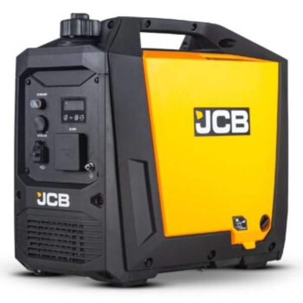 JCB 2kW Inverter Generator, Pure Sine Wave, Recoil Start | JCB-IG2000