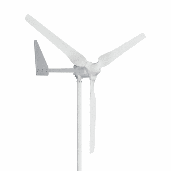 600W 24V Wind Turbine with 3 Blades and tail furling mechanism