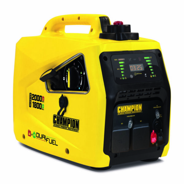 Champion 82001l-E-DF 2000 Watt LPG Dual Fuel Inverter Generator