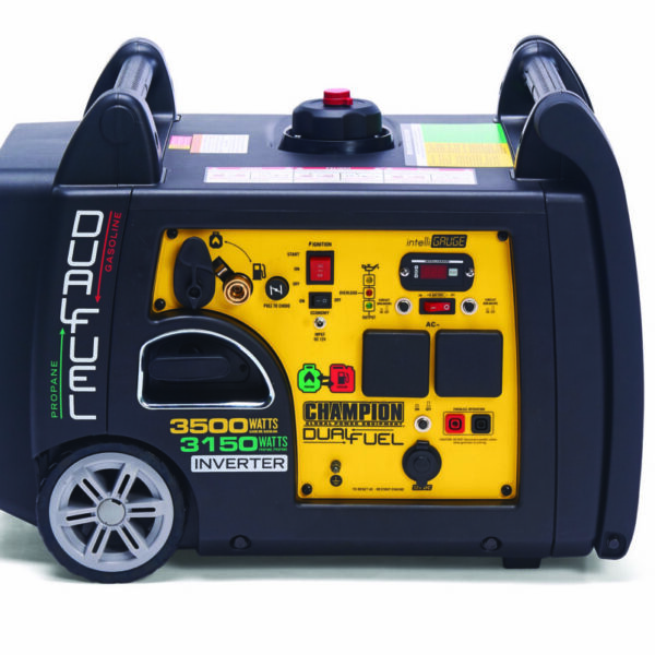 Champion 3500 Watt LPG Petrol Dual Fuel Inverter Generator 73001I-DF
