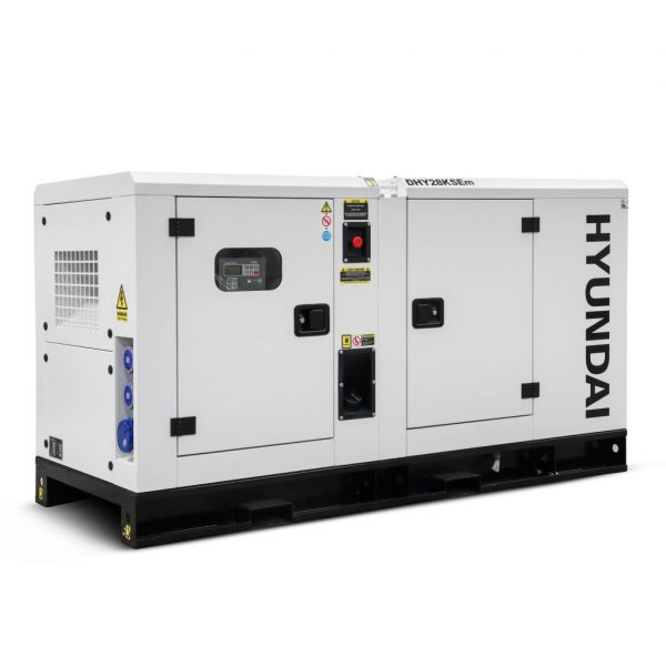 Hyundai DHY28KSE 1500rpm 28kVA Three Phase Diesel Generator