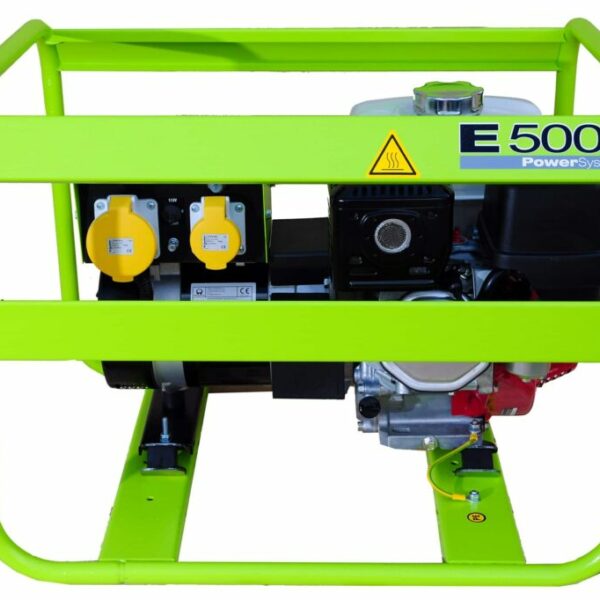 Pramac E5000 Dual Voltage 110V and 230V Honda Powered Petrol Generator