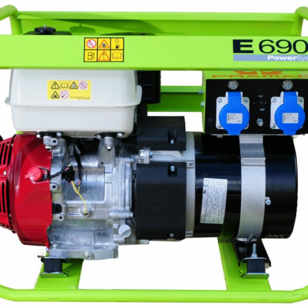 Pramac E6900 Dual Voltage 110 V / 230 V Honda Powered Petrol Generator
