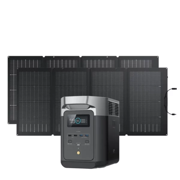 EcoFlow DELTA 2 + 2X EcoFlow 220W Solar Panel