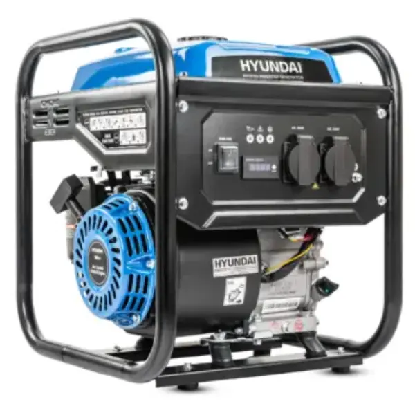 Hyundai 3.3kW / 3300W Inverter Open Framed Generator, Recoil Start, Pure Sine Wave HY3750i