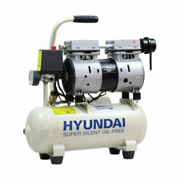 Hyundai HY5508X 4CFM, 550w, 0.75HP, 8 Litre Oil Free Direct Drive Silenced Air Compressor