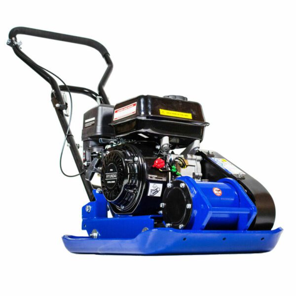 Hyundai HYCP9070 196cc Petrol Plate Compactor / Wacker Plate with Wheel Kit & Paving Pad