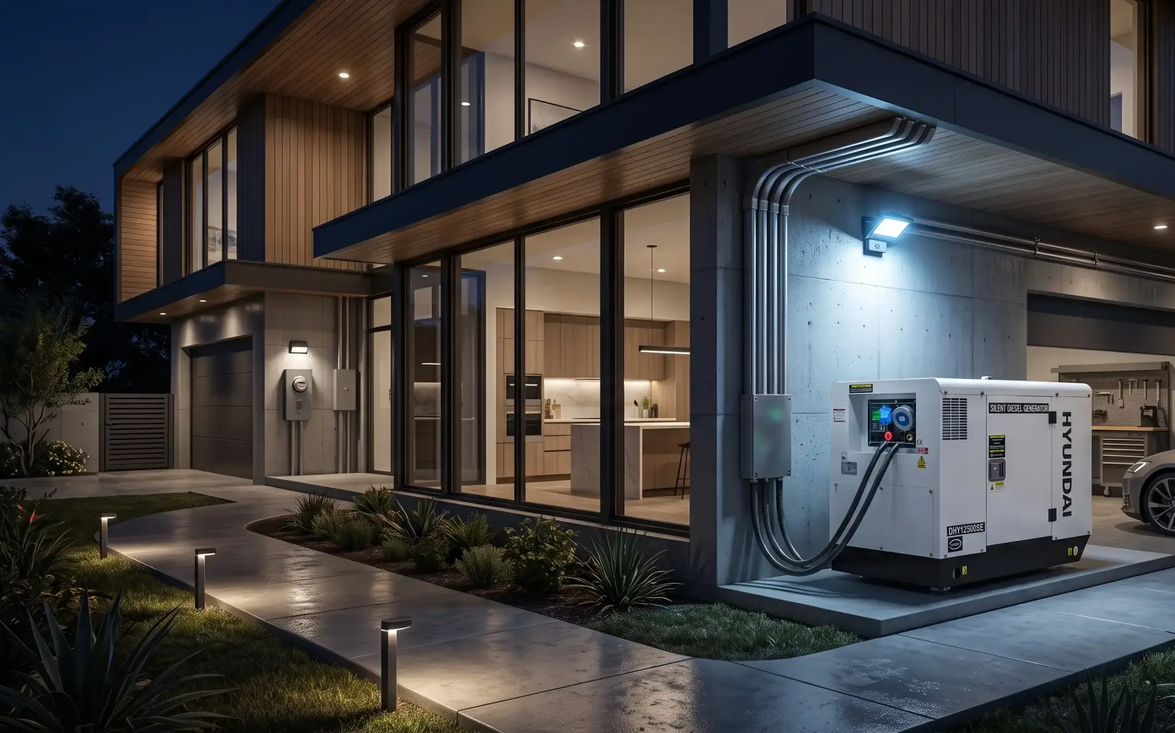 Home standby generators for power outage backup