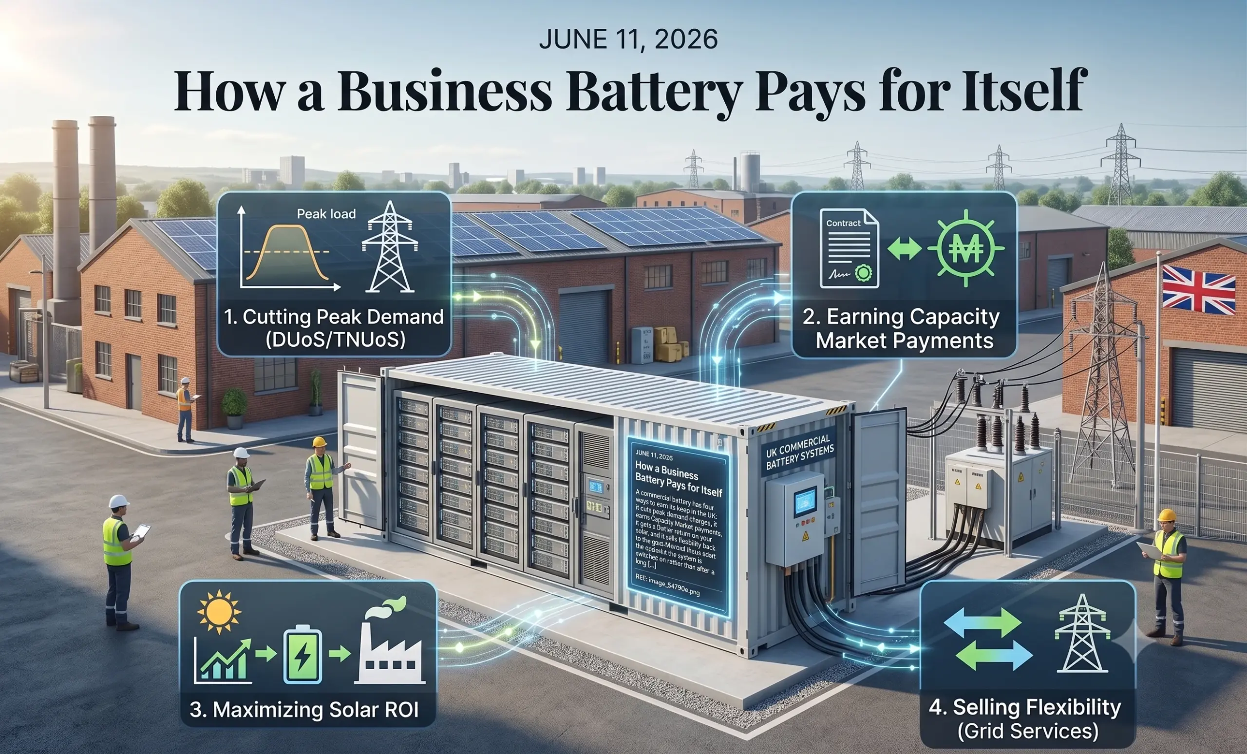 How a Business Battery Pays for Itself