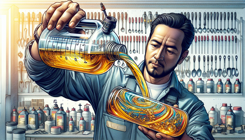 Illustration-of-accurate-measuring-for-mixing-2-stroke-fuel