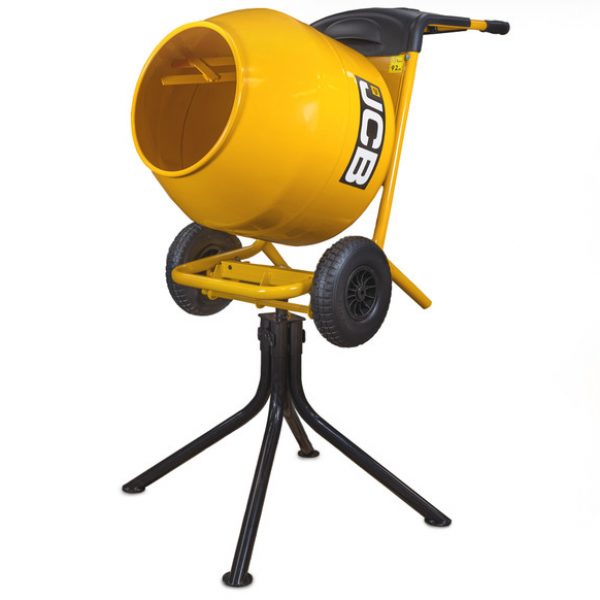 JCB Electric 230V 134L Seam Welded Cement Mixer 550W 100L Working Capacity JCB-CM150E