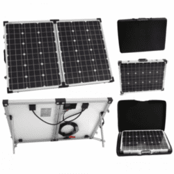 120W 12V Folding Solar Charging Kit For Camper, Caravan, Boat Or Any Other 12V System