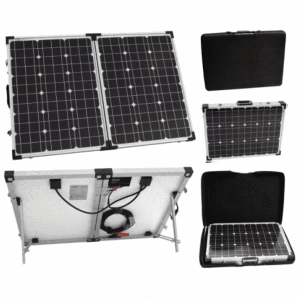 120W 12V Folding Solar Charging Kit For Camper, Caravan, Boat Or Any Other 12V System