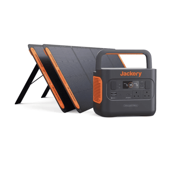 Jackery Explorer 2000 Pro + 2X Solar Saga 200W Solar Panel