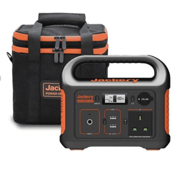 Jackery Explorer 240 Portable Power Station + Carrying Case