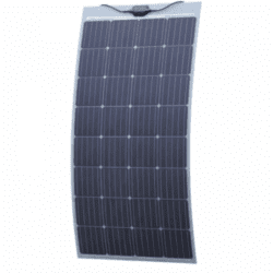 160W Mono Fibreglass Semi-Flexible Solar Panel With Self-Adhesive Backing (Made In Austria)