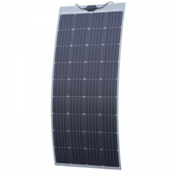 180W Mono Fibreglass Semi-Flexible Solar Panel With Self-Adhesive Backing (Made In Austria)