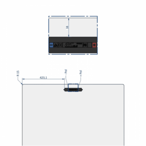 270W Semi-Flexible Solar Panel With Rear Junction Box (Made In Austria)