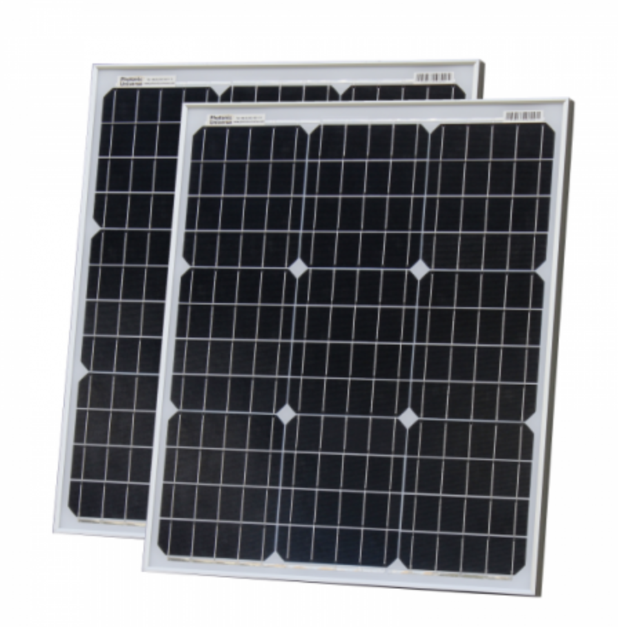 100W (50W+50W) Solar Panels With 2 X 5M Cable