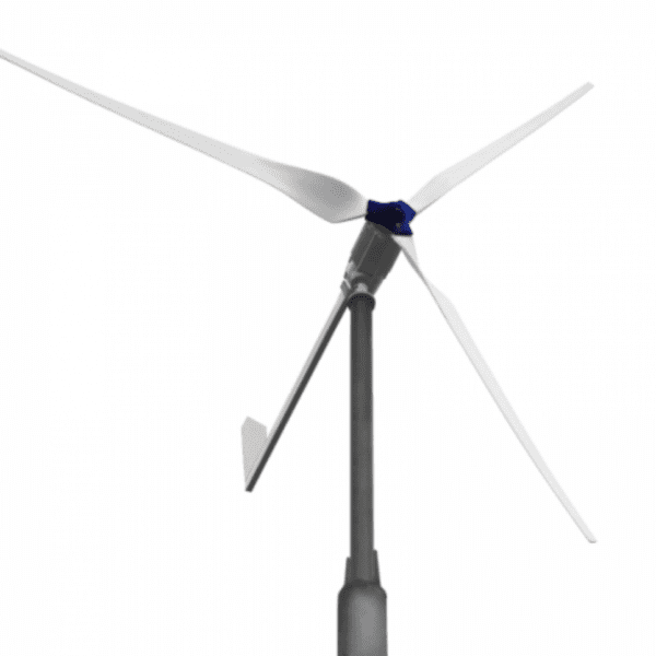 2000W 48V Wind Turbine With 3 Blades And Tail Furling Mechanism