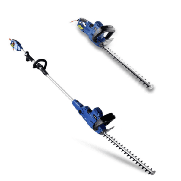 Hyundai 550W 450mm 2-in-1 Convertible Corded Electric Pole Hedge Trimmer/Pruner | HYP2HT550E