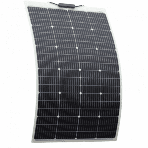 150w semi-flexible fibreglass solar panel with durable etfe coating