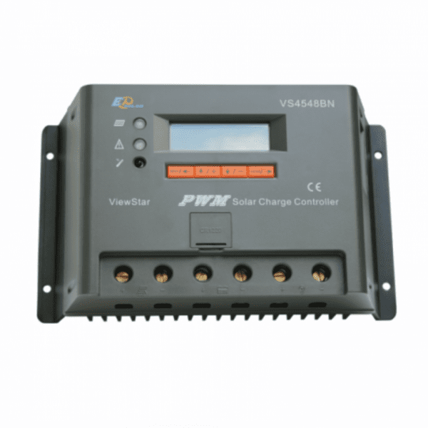 45a solar charge controller/regulator with lcd display for 12v/24v/36v/48v battery