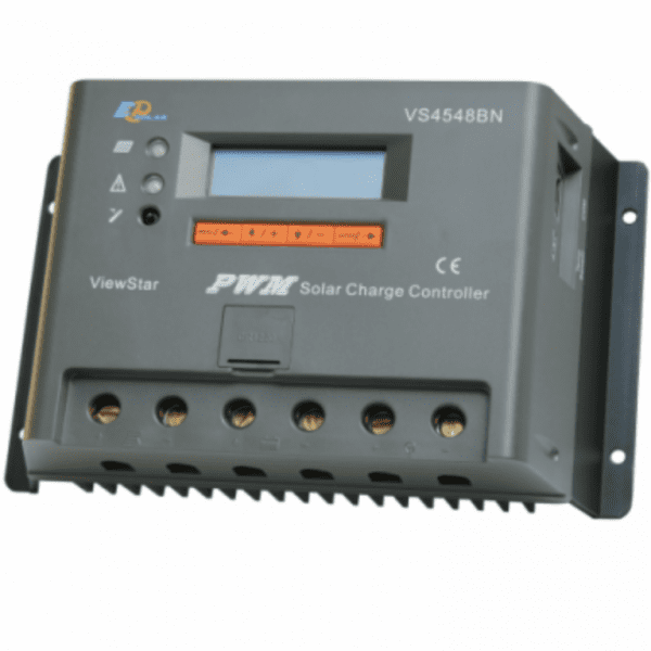 45a solar charge controller/regulator with lcd display for 12v/24v/36v/48v battery