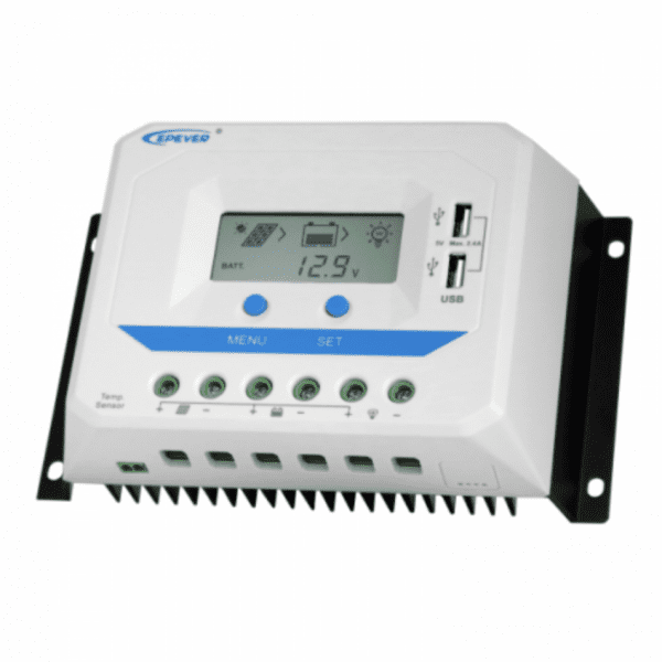 45a 12/24v solar charge controller / regulator with lcd display and powerful dual usb output (2.4a)