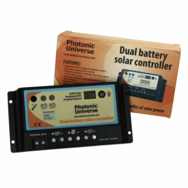10a dual battery solar charge controller / regulator for 12v / 24v batteries