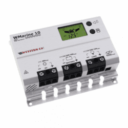 10a 12v/24v buck boost high efficiency mppt solar charge controller for vehicles, boats, lighting and off-grid solar systems